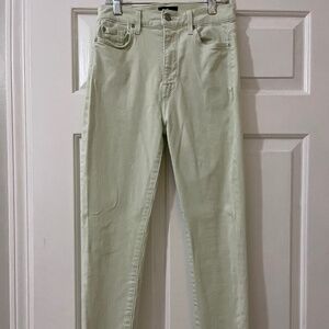 7 for All Mankind mint colored jeans